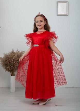 Пышное детское платье