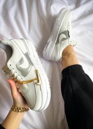 Женские кроссовки nike air force 1 pixel chain 36-37-38-39-40-41-422 фото