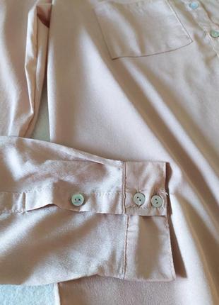 Базовая блуза золотисто-бежевого цвета2 фото