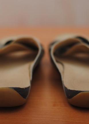 Плетенные шлепанцы, сланцы цвета хаки clarks, 37 размер. оригинал8 фото