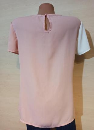 Двухцветная блуза  кофта с паетками shein4 фото