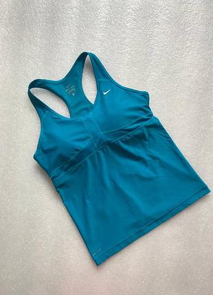 Майка nike  dri fit c вшитым лифчиком спортивный топ