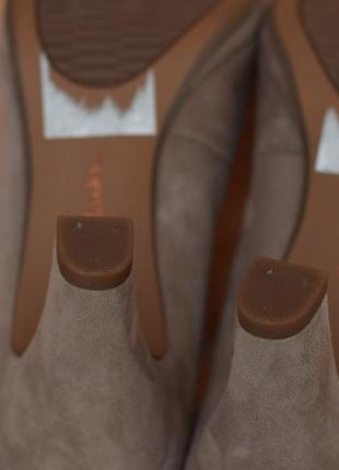 Женские босоножки, туфли на среднем каблуке цвета каппучино clarks, 38 размер. оригинал9 фото