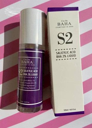 Тонер с салициловой кислотой cos de baha salicylic acid bha 2% liquid 120ml1 фото