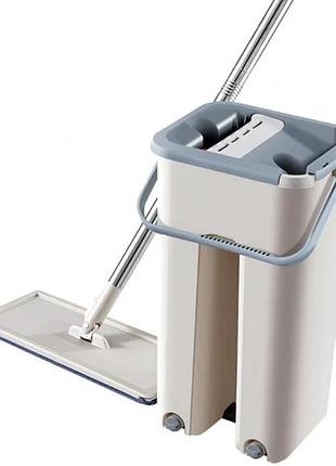 Швабра с ведром и самоотжимом, швабра лентяйка