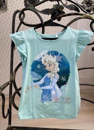 Футболка frozen эльза 8-10 лет