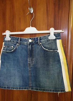 Юбка джинсовая zara