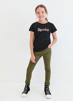 Брюки slim с завышенной талией, р.152, reserved, польша / штани