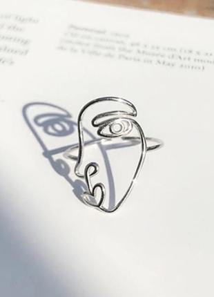 Оригинальное серебрянное кольцо