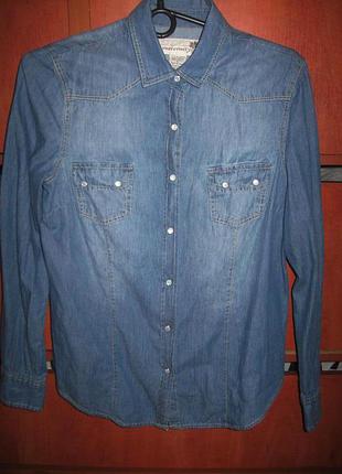Сорочка синя джинсова 2
