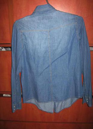 Сорочка синя джинсова 6