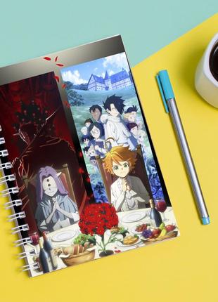 Скетчбук sketchbook для рисования с принтом the promised neverland - обещанный неверленд 31 фото