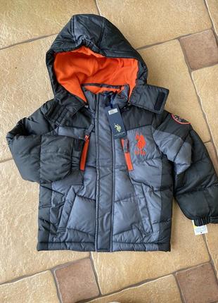 Us polo assn нова курточка на хлопчика 3-4 роки