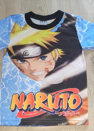 Наруто футболка , футболка для мальчика, футболка с наруто ,naruto 110,116,122,3 фото