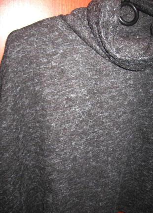 Светр crop oversized сірий 4