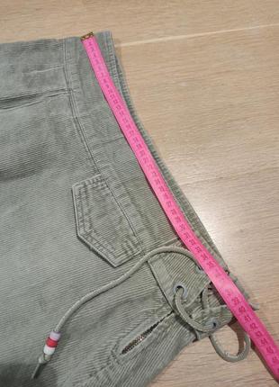 Вельветовая мини юбка оригинального дизайна brunotti, спортивная юбка, ассиметрия7 фото