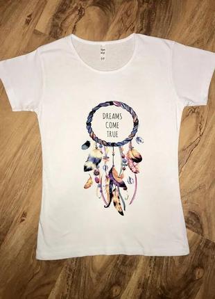 Женская белая футболка