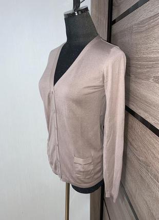 Шелкова кофта светр, джемпер кардиган водолазка від zara🥰5 фото