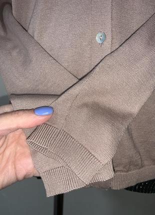 Шелкова кофта светр, джемпер кардиган водолазка від zara🥰4 фото