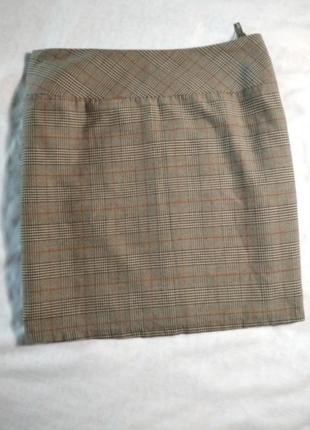 Классная базовая юбка в клетку от mana2 фото