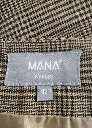 Классная базовая юбка в клетку от mana3 фото