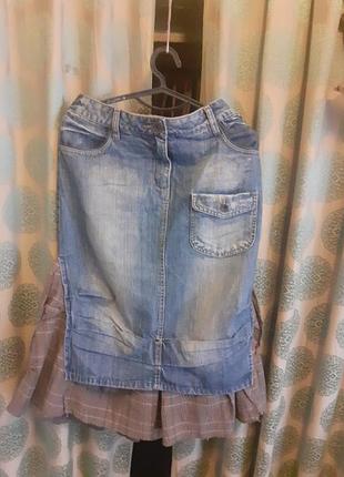 Юбка джинсовая