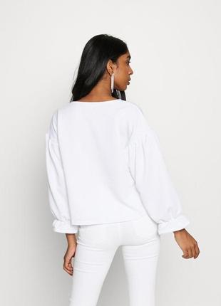 Белая блуза , кофта missguided 🤍2 фото