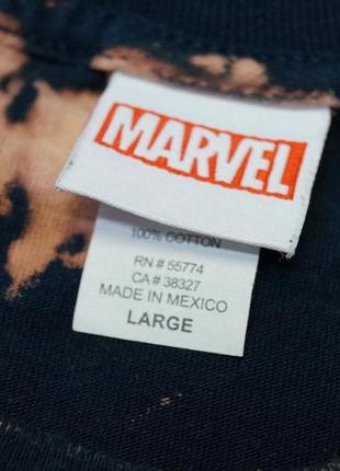 Кастом футболка тай дай с принтом капитан америка captain america marvel comics3 фото