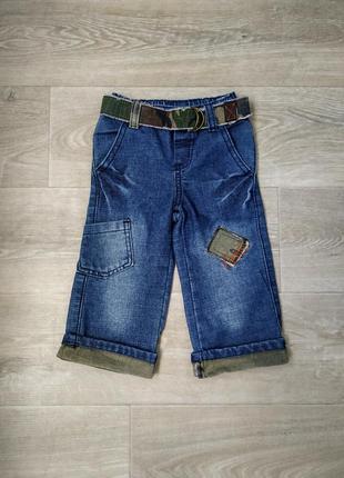 Крутые джинсы early days для маленького модника 6-12 мес, размер 74