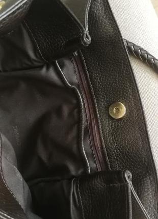 Натуральная кожа сумка desmo оригинал стиль ботега венета4 фото