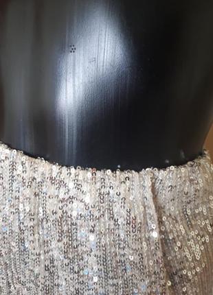 Фееричная юбка в пайетках5 фото