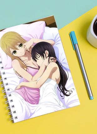 Скетчбук sketchbook для рисования с принтом аниме цитрус, citrus1 фото