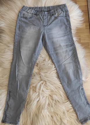 Джеггінси жіночі джинсові джинси на резинці kappahl