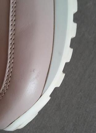 Кожаные пудровые пудра кроссовки ralf ringer 26,5 см8 фото