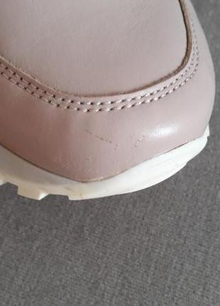 Шкіряні пудрові пудра кросівки ralf ringer 26,5 см7 фото