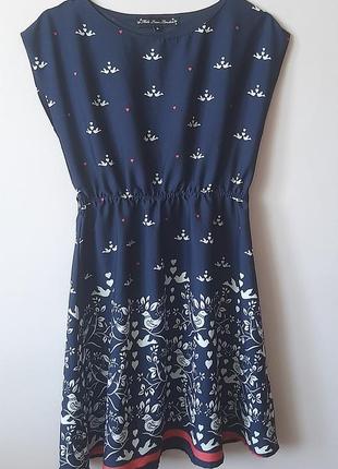 Платье с птичками