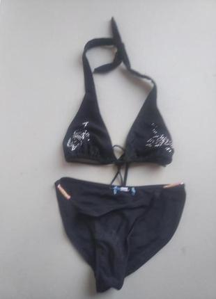 Роздільний купальник стрази