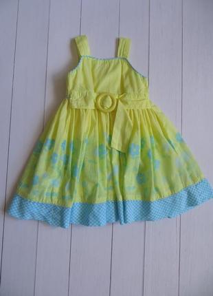 Легеньке коттонове плаття для дівчинки. ріст 84 див.