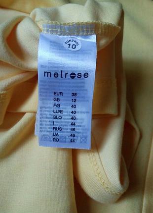 Красивого желтого цвета трикотажное платьице4 фото