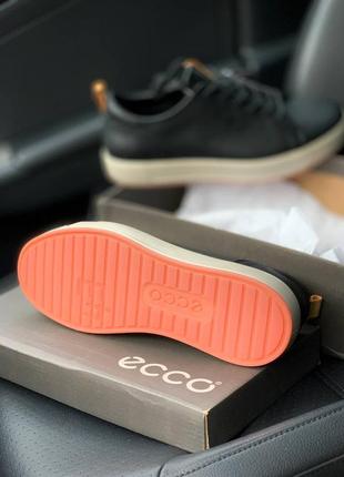 Чоловічі кросівки ecco soft 8 dark navy6 фото