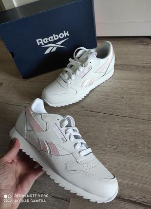 Reebok кросівки шкіряні білі classic leather 38 розмір. нові!4 фото