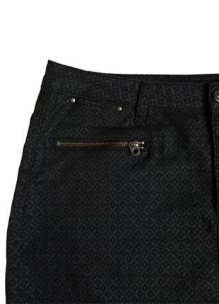 Коттоновая юбка юбка прямая темно-серый стрейч marc lauge р. 50-525 фото