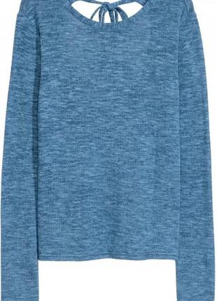 Плетеный женский реглан с красивой спинкой h&amp;m