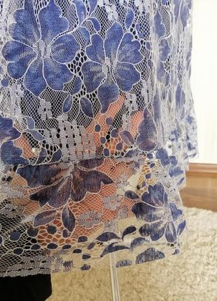 Красивое гипюровое платье на трикотажной подкладке размер 52-54-56.4 фото