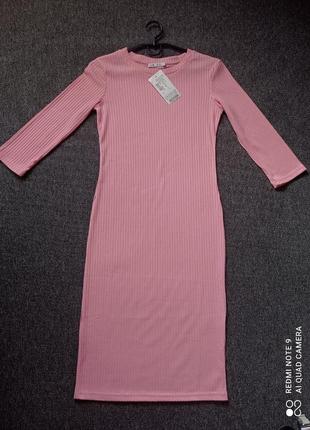 Сукня жіноча рожева oodji2 фото