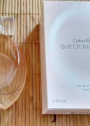 Calvin klein sheer beauty💥оригинал 3 мл распив аромата затест5 фото