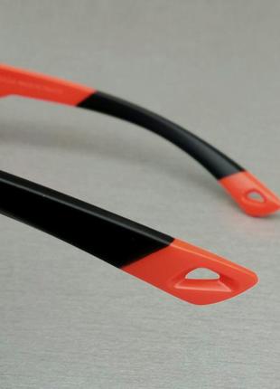 Prada очки мужские солнцезащитные черные с красными вставками поляризированые4 фото