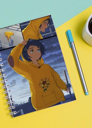 Скетчбук sketchbook для малювання з принтом пріоритет диво-яйця 1