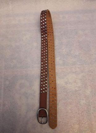 Кожаный ремень cowboy belt.9 фото