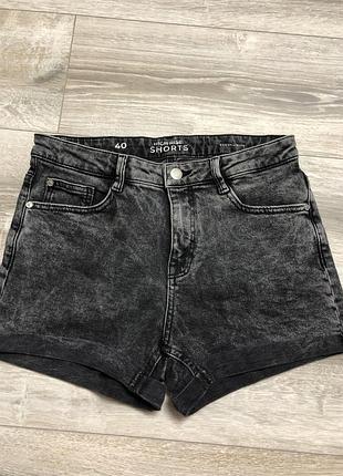 Сірі джинсові шорти варенки